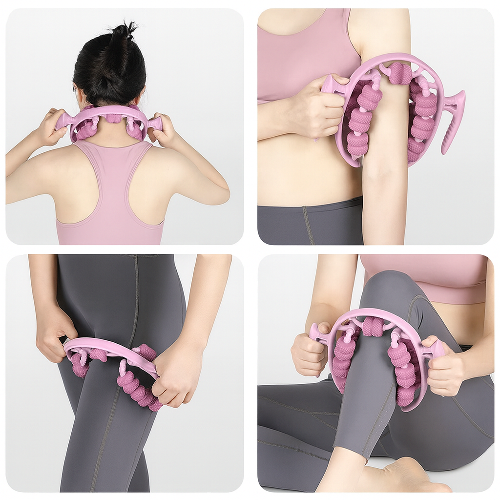 Circular massager |Leg massager - Circular roller clamp