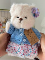Lina Bear Character Bear | Story Bear 'Nezabudka Forget Me Not' With Outfit (20cm)