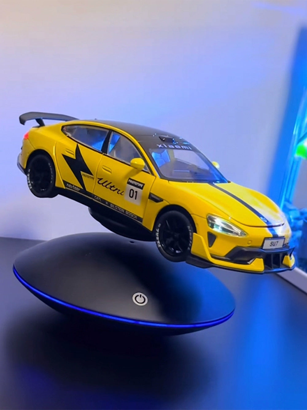 360 Rotation Suspended Magnetic levitation  Model support stand  Display rack  Toy levitation ornament