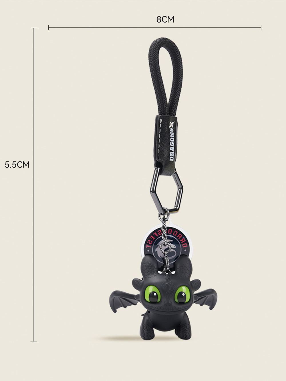 Toothless Night Fury Keychain | Bag Charm | Car Charm