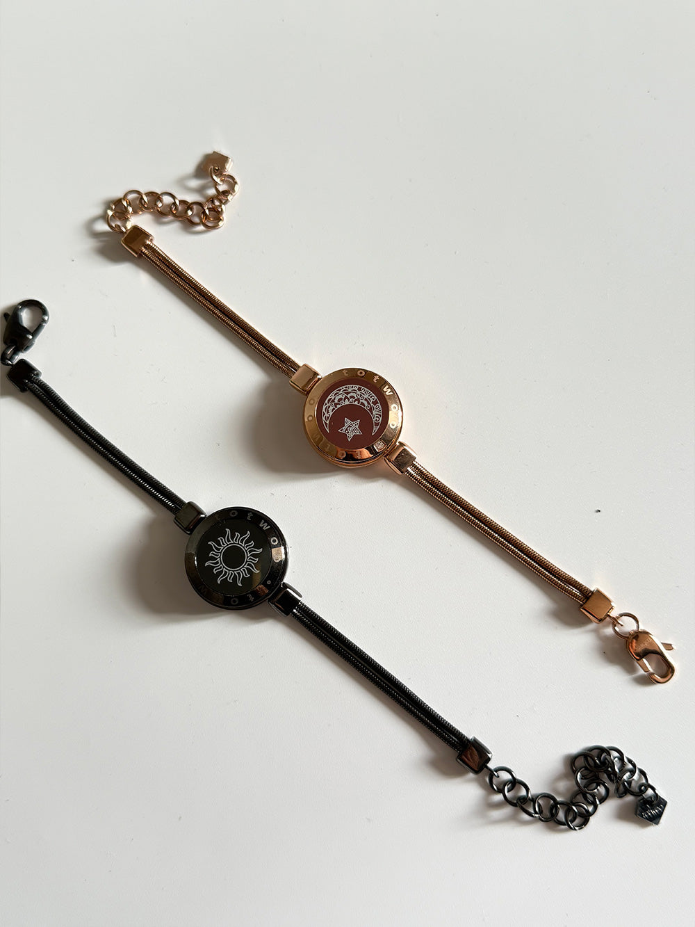 Sun & Moon Touch Bracelets| smart jewelry