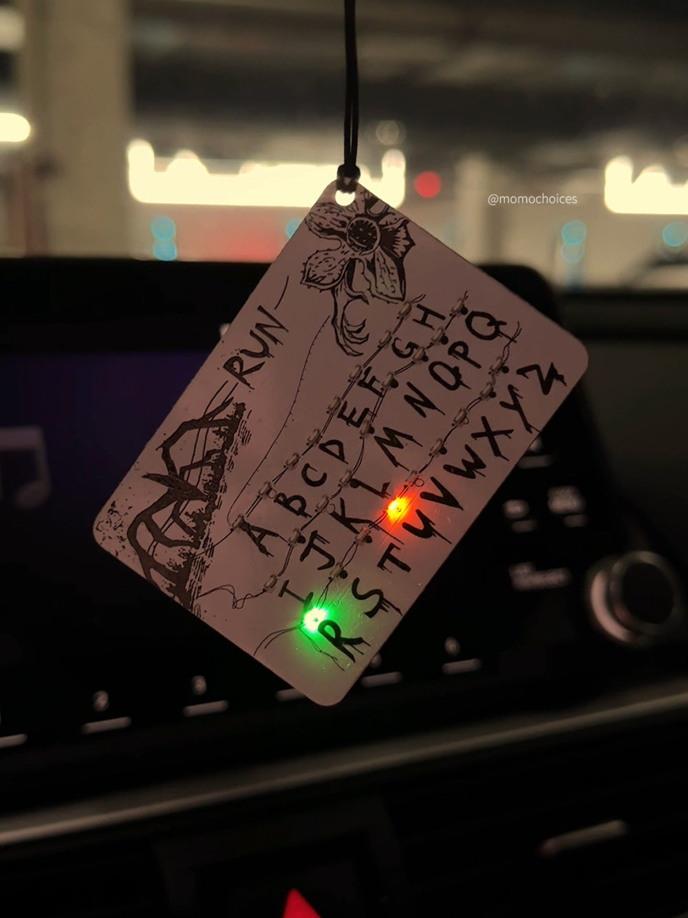 Stranger Things Merchandise | Fantasy Luminous Car Pendant | Creative Bag Charm |Light-Up Keychain