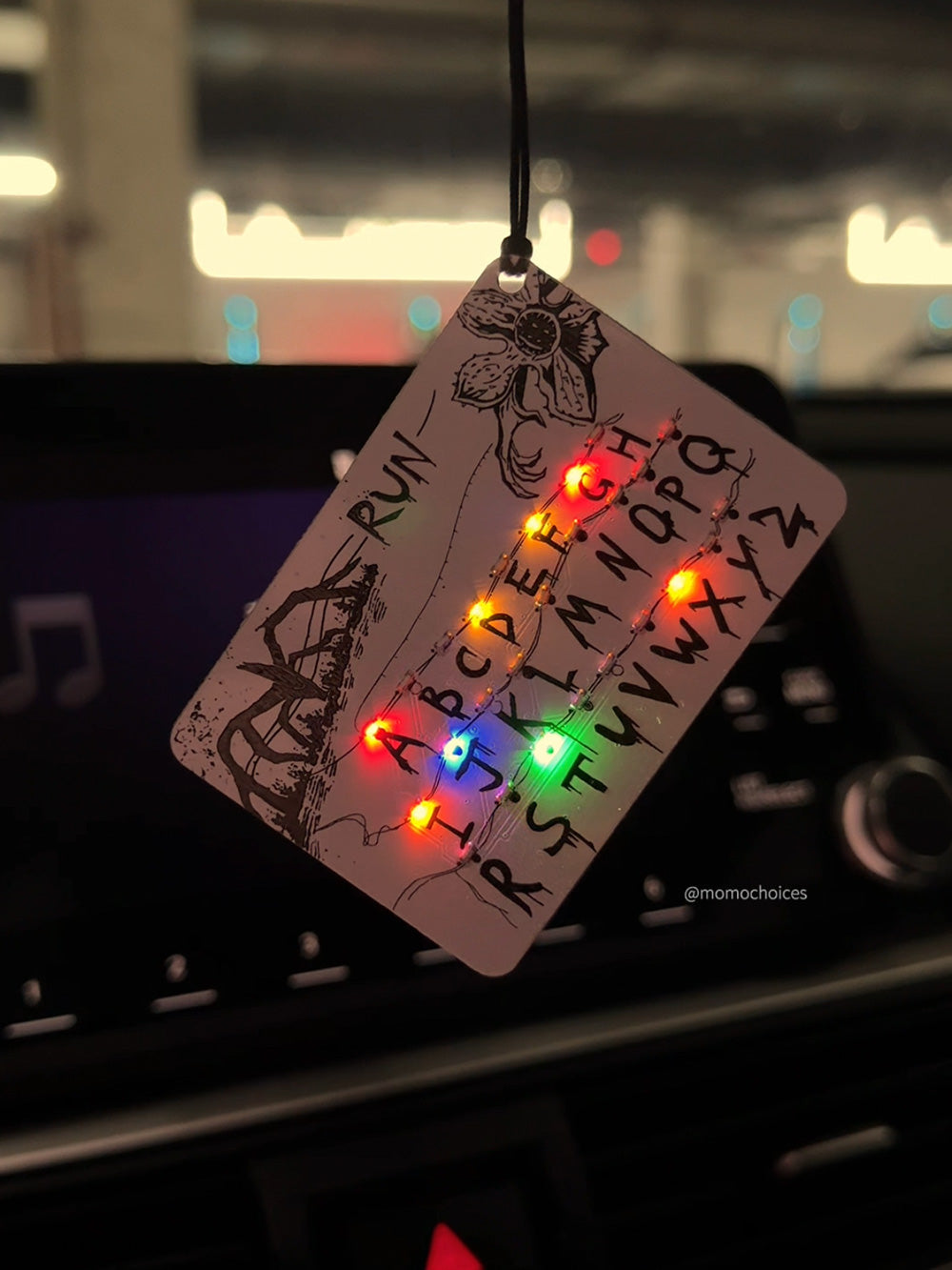 Stranger Things Merchandise | Fantasy Luminous Car Pendant | Creative Bag Charm |Light-Up Keychain