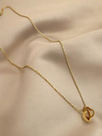 Heart to Heart Interlocking Necklace