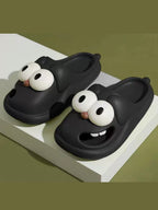 Big-eyed dog slippers, indoor thick-soled non-slip sandals