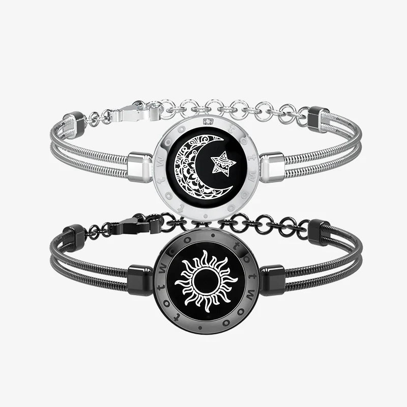 Sun & Moon Touch Bracelets| smart jewelry