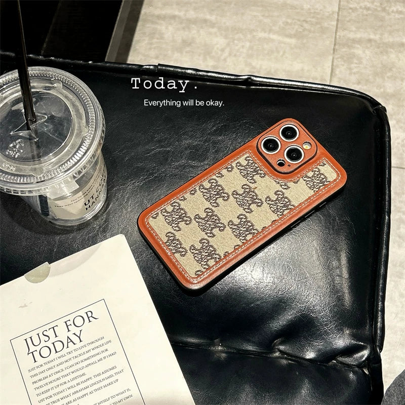 iPhone case |Premium printed leather protective case