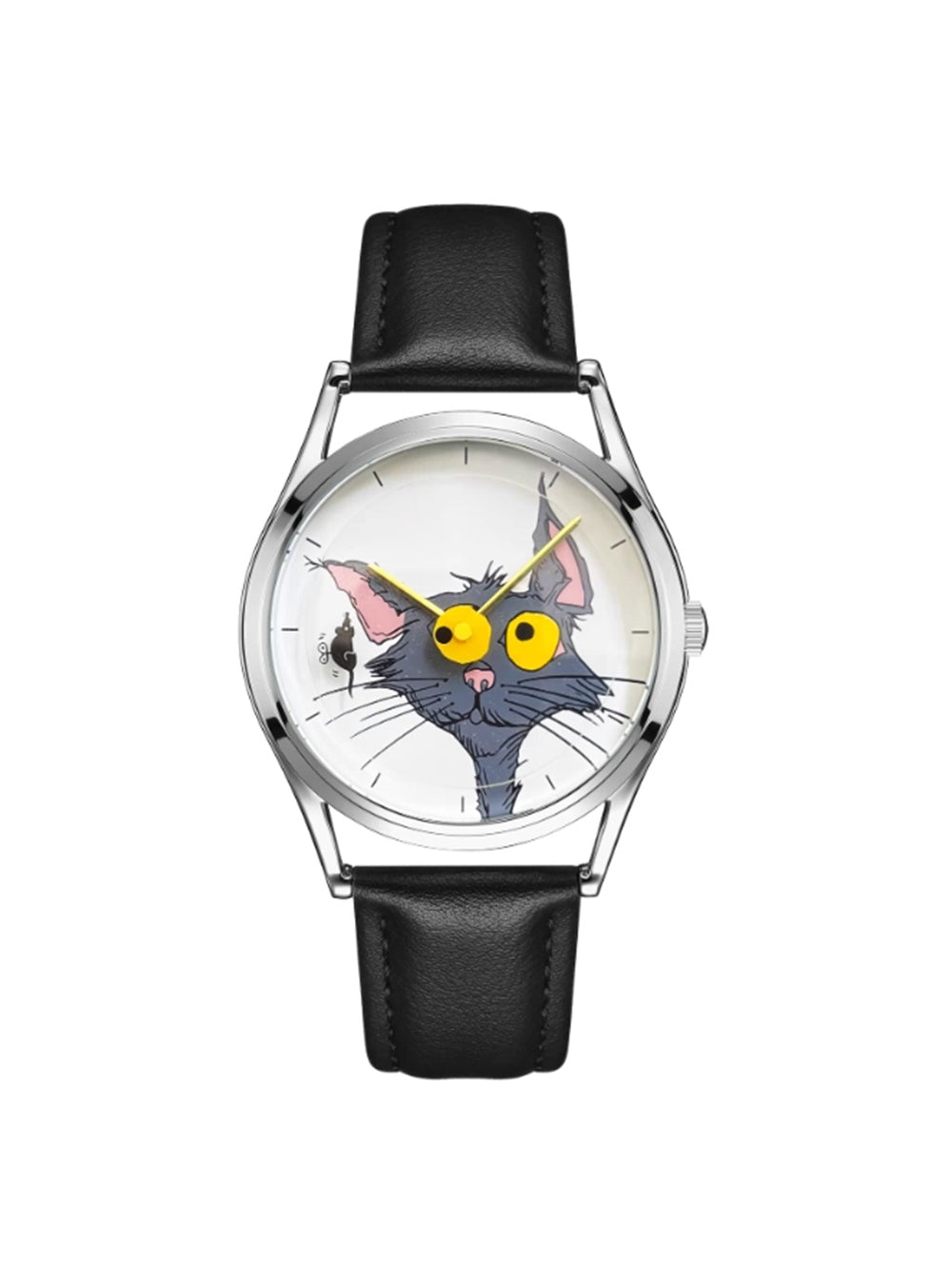Cat and mouse watch| minimalist and versatile| unisex |quartz watch